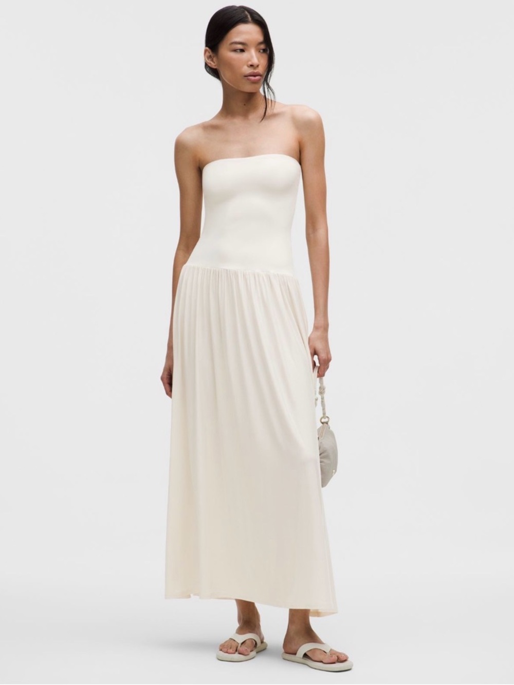 Lululemon 2-in-1 maxi dress and skirt light ivory XS